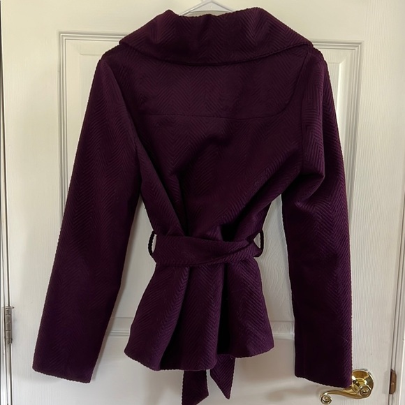 Costa Blanca Women's Purple Belted Jacket - Picture 5 of 7